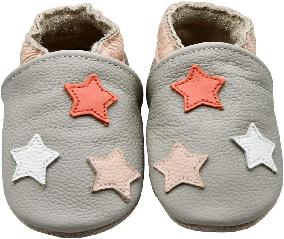 Soft Moccasins for Baby Girls and Boys - Perfect First Walker Crib Shoes