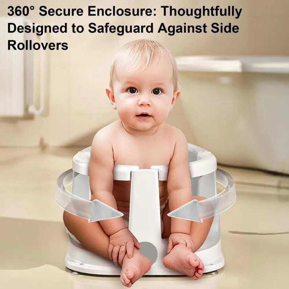 Ergonomic Baby Shower Seat - Comfortable and Safe Bath Chair for Toddlers 6-24 Months