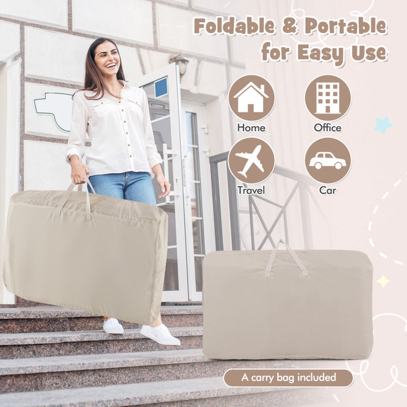 3-in-1 Baby Bassinet Bedside Sleeper with Anti-Reflux Incline & 6-Level Height Adjustment - Cradle, Crib & Bedside Mode (0-6 Month)