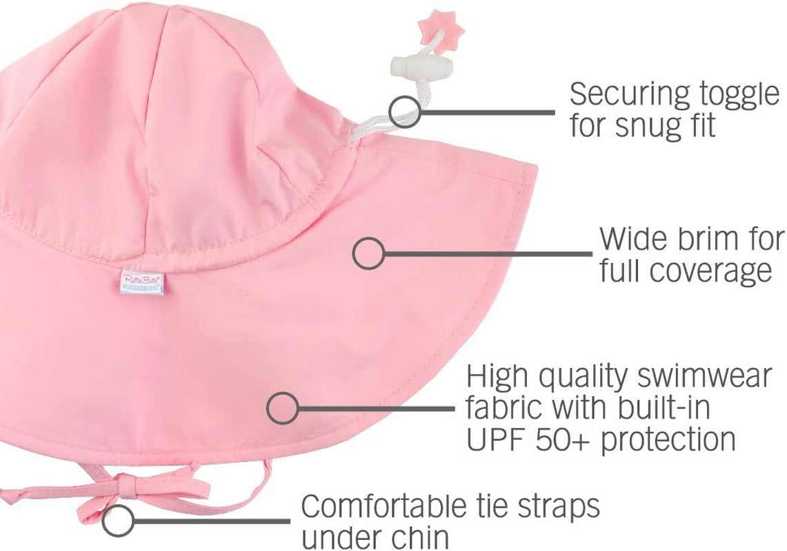 ® Baby/Toddler Girls Baby/Toddler Sun Hat with UPF 50+ Sun Protection and Floppy Wide Brim
