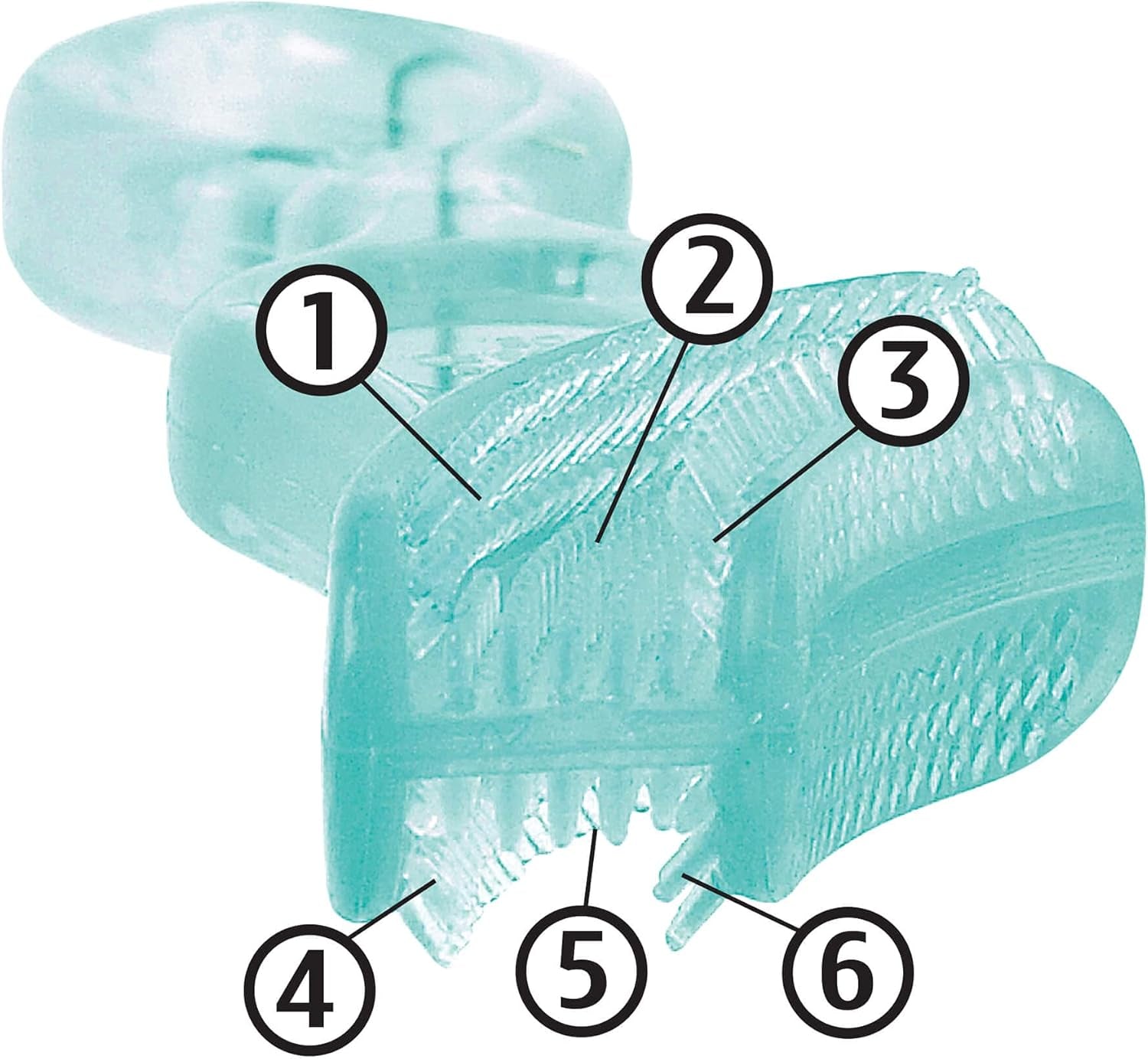 Baby’S First Toothbrush, Smooth Silicone Bristles Gently Clean Tender Teeth and Gums, for Ages 4+ Months, Blue, 1 Pack