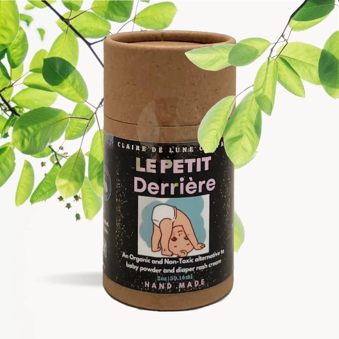 Organic Baby Diaper Dash Remedy / Natural & Gentle for Sensitive Skin. Non-Toxic.