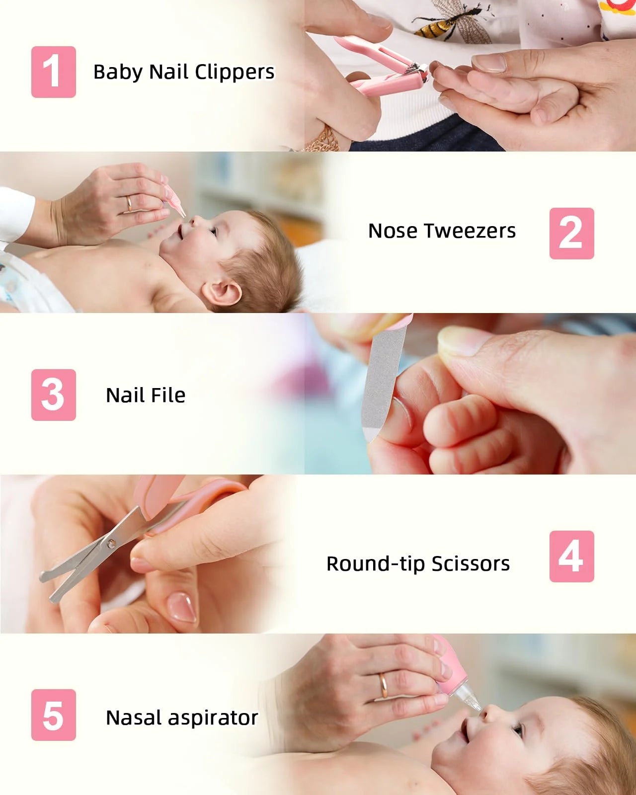 Lictin Baby Grooming and Health Kit - Complete Nursery Care Set for Newborns