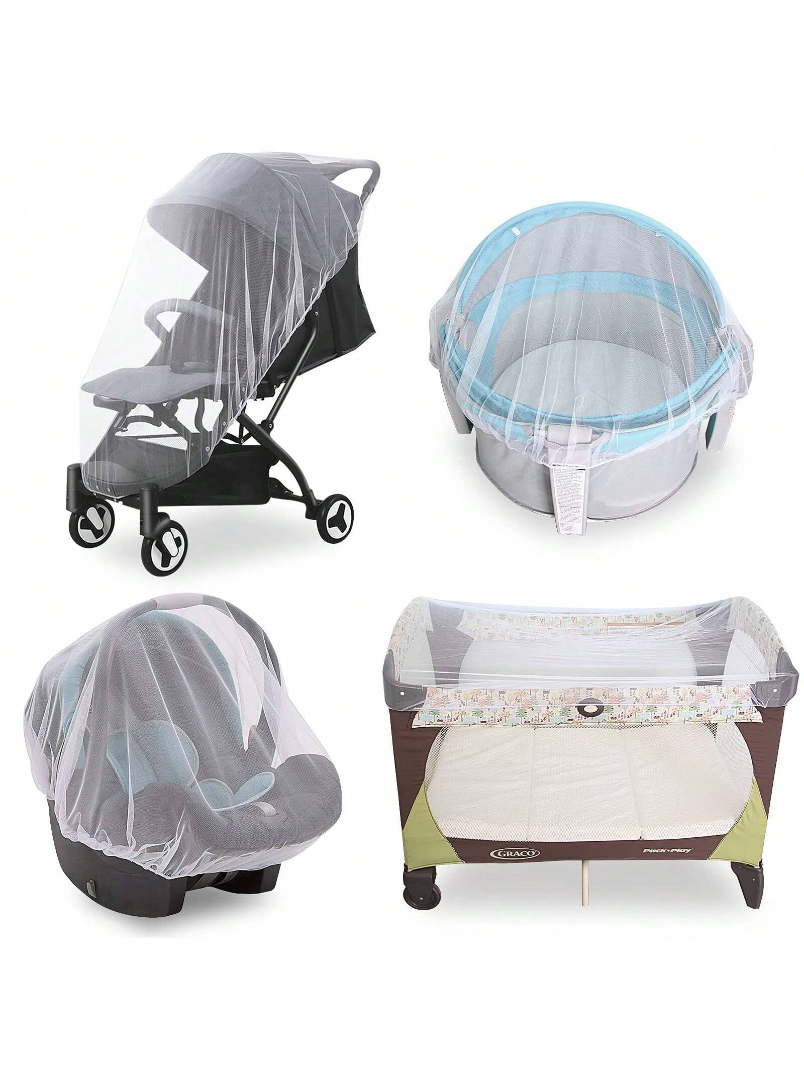 Portable & Durable Baby Mosquito Net – Fits Strollers, Bassinets, Cribs & Travel Cots, Lightweight Insect Protection for Infants