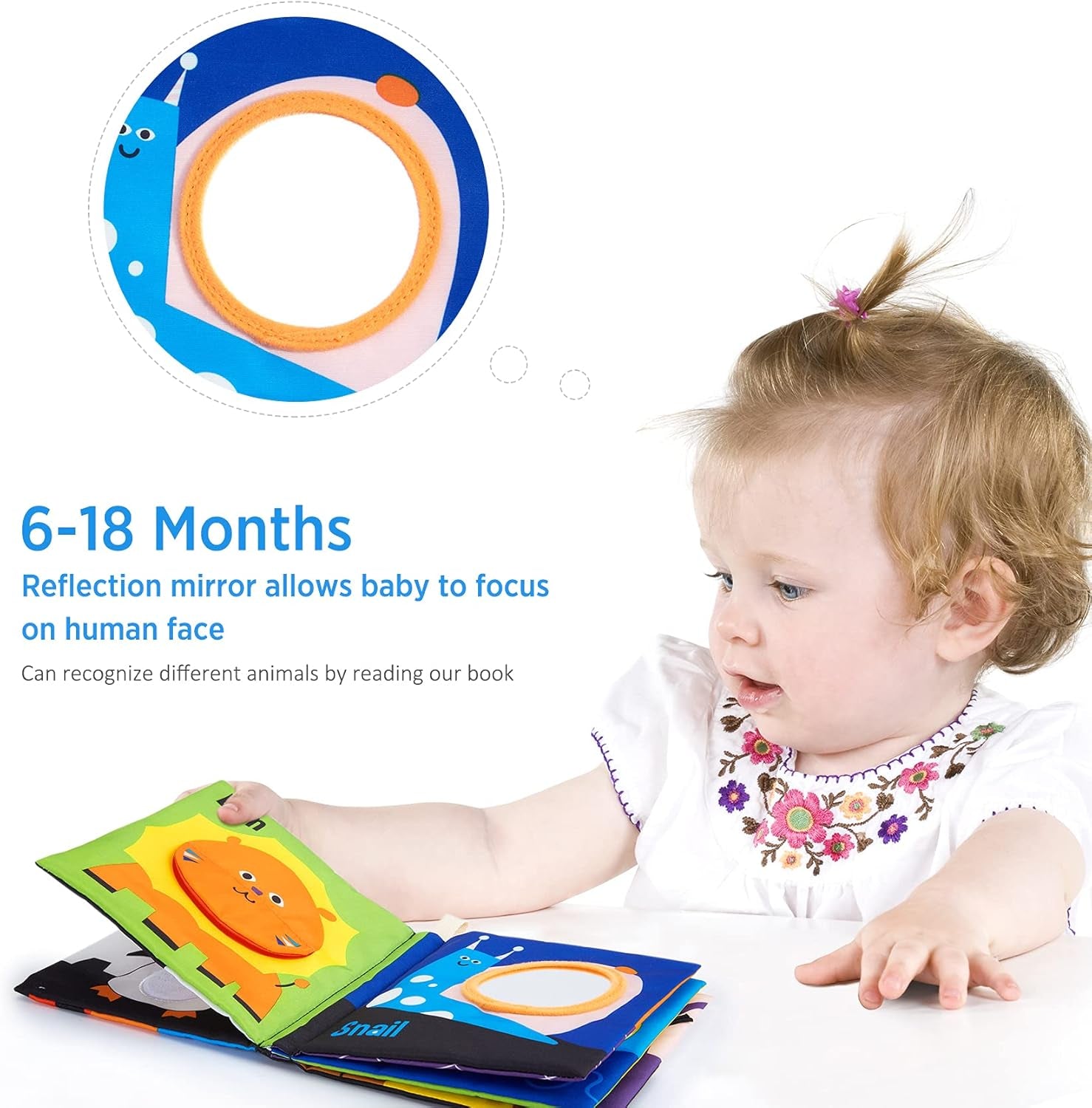 Engaging Soft Baby Books - High Contrast Black and White Cloth Books for Early Development, Perfect Educational Toys for Infants and Toddlers, Ideal Gift for Baby Girls and Boys