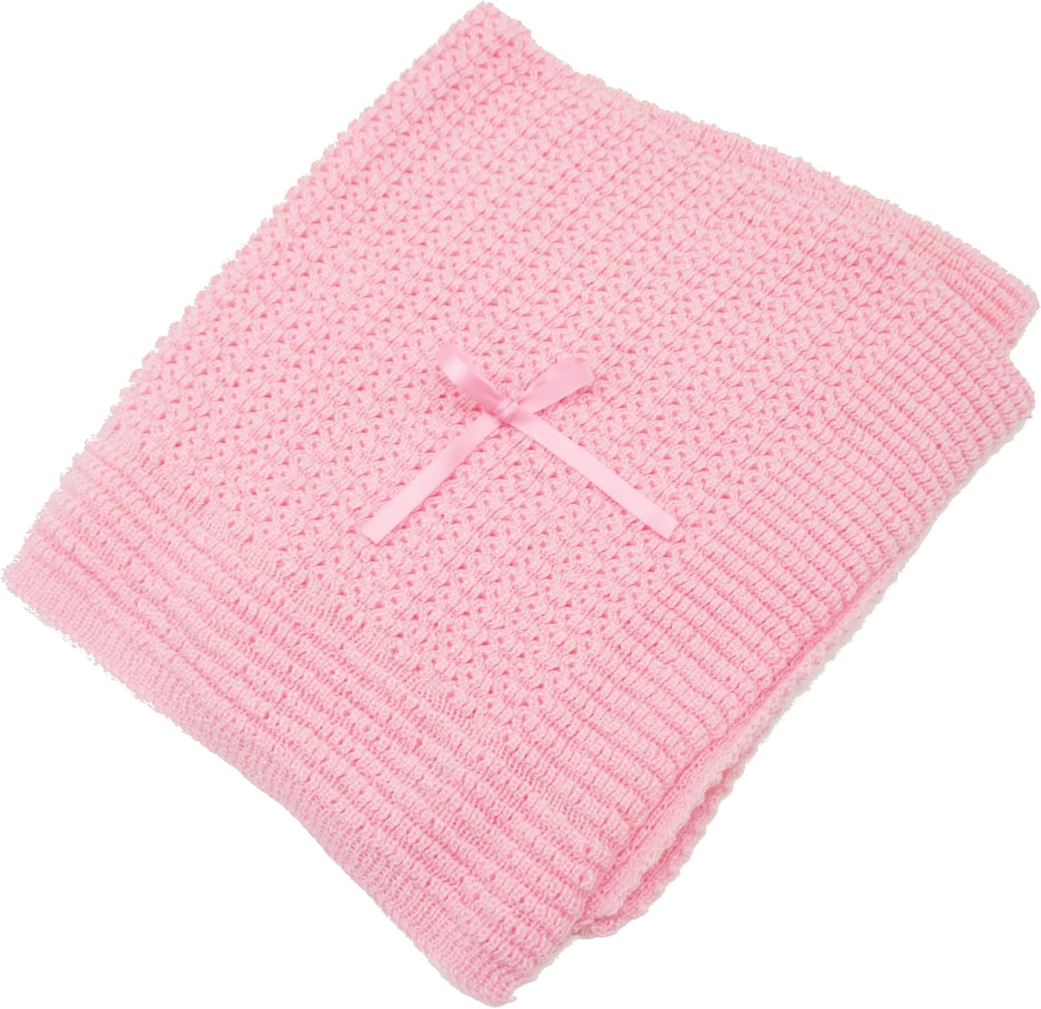 Newborn Baby Crochet Blanket 5 Piece Set Hat, Booties, Sweater, Pants