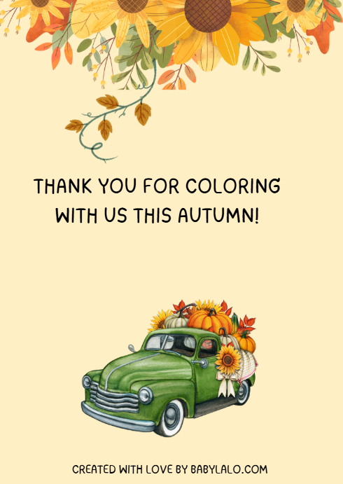 Fall Coloring book