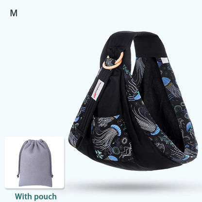 Versatile Baby Wrap Carrier: Dual Use Sling for Newborns - Comfortable Mesh Fabric Nursing Cover for Infants Up to 130 Lbs (0-36 Months)
