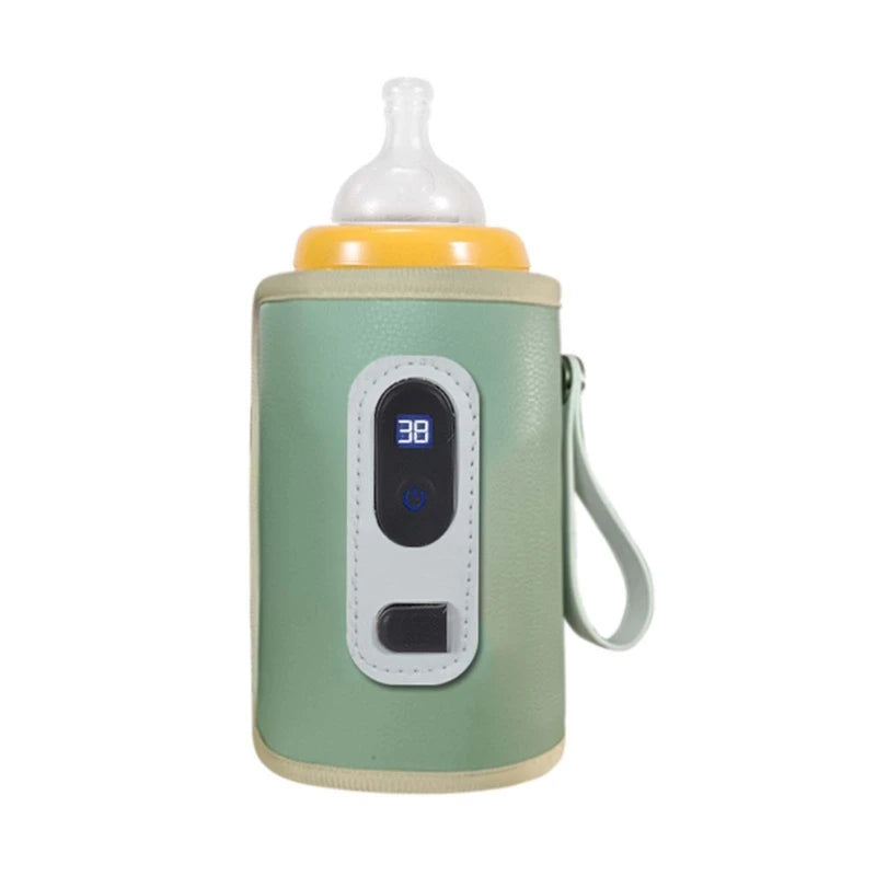 USB Baby Bottle Warmer- Portable Heat Sleeve for Milk & Formula/Travel Friendly, Fits Most Bottle