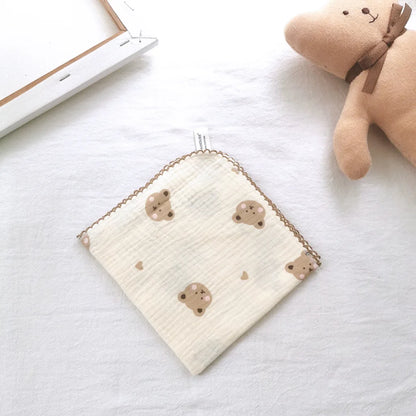  4 Layer Muslin Baby Towel-Soft Absorbent Bibs &Burp Cloths for Newborns 