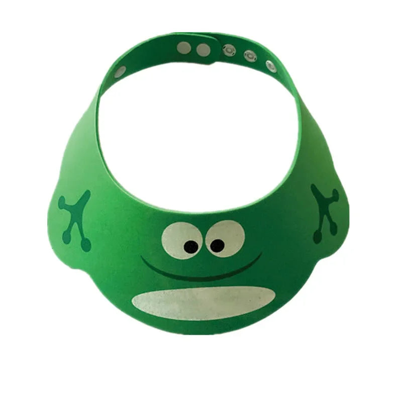Adjustable Baby Shower Hat - Cute Animal Visor Caps for Toddler Bath Time and Sun Protection