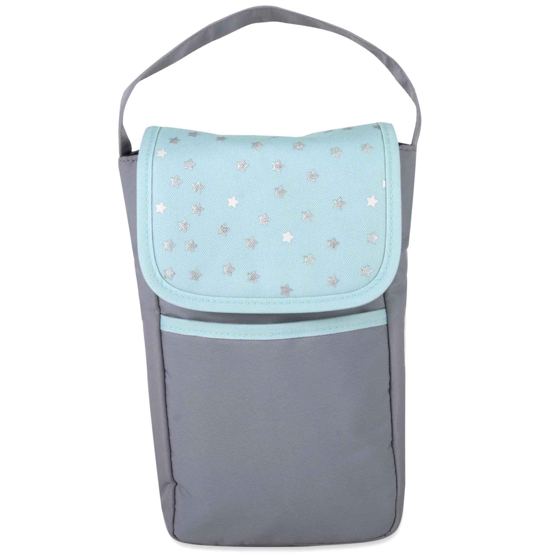 Stylish 5-Piece Baby Diaper Bag Backpack Set with Changing Pad, Wipes Case, Insulated Bottle Bag & Organizer Pouch