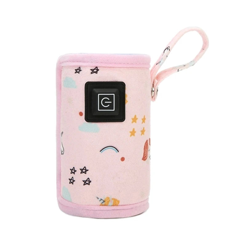 USB Baby Bottle Warmer- Portable Heat Sleeve for Milk & Formula/Travel Friendly, Fits Most Bottle