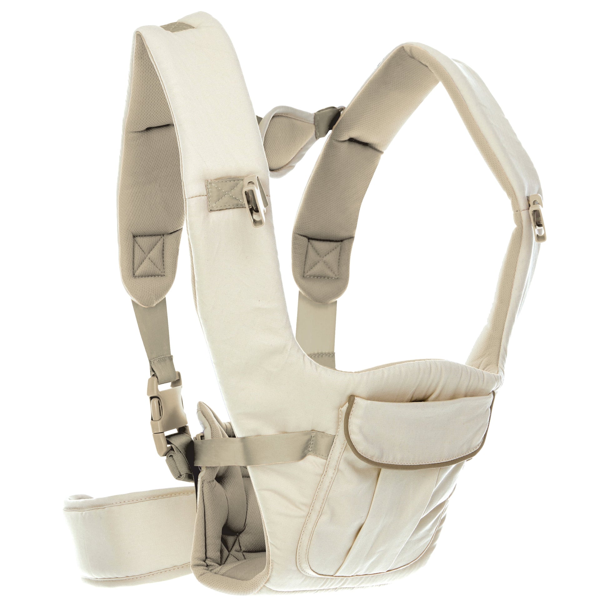Monbebe 5-in-1 Natural Baby Carrier - Versatile & Comfortable for Infants, Unisex Design