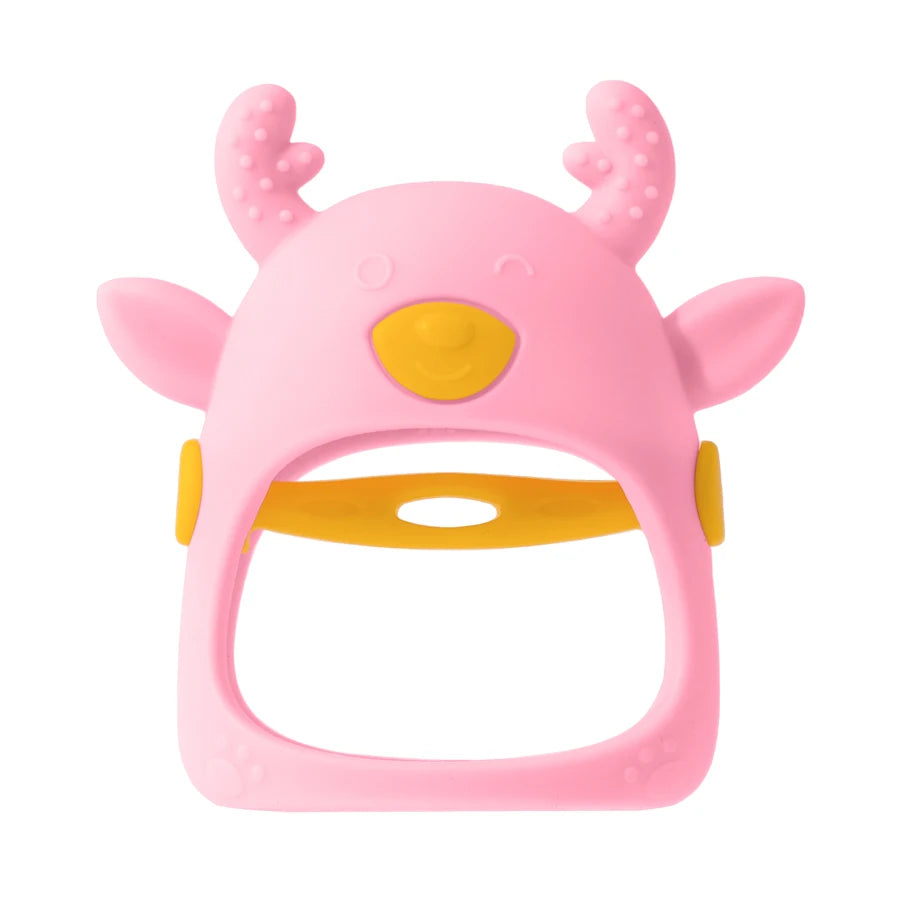 Delightful Animal-Shaped Silicone Teether: Soft & Safe Baby Care Essential