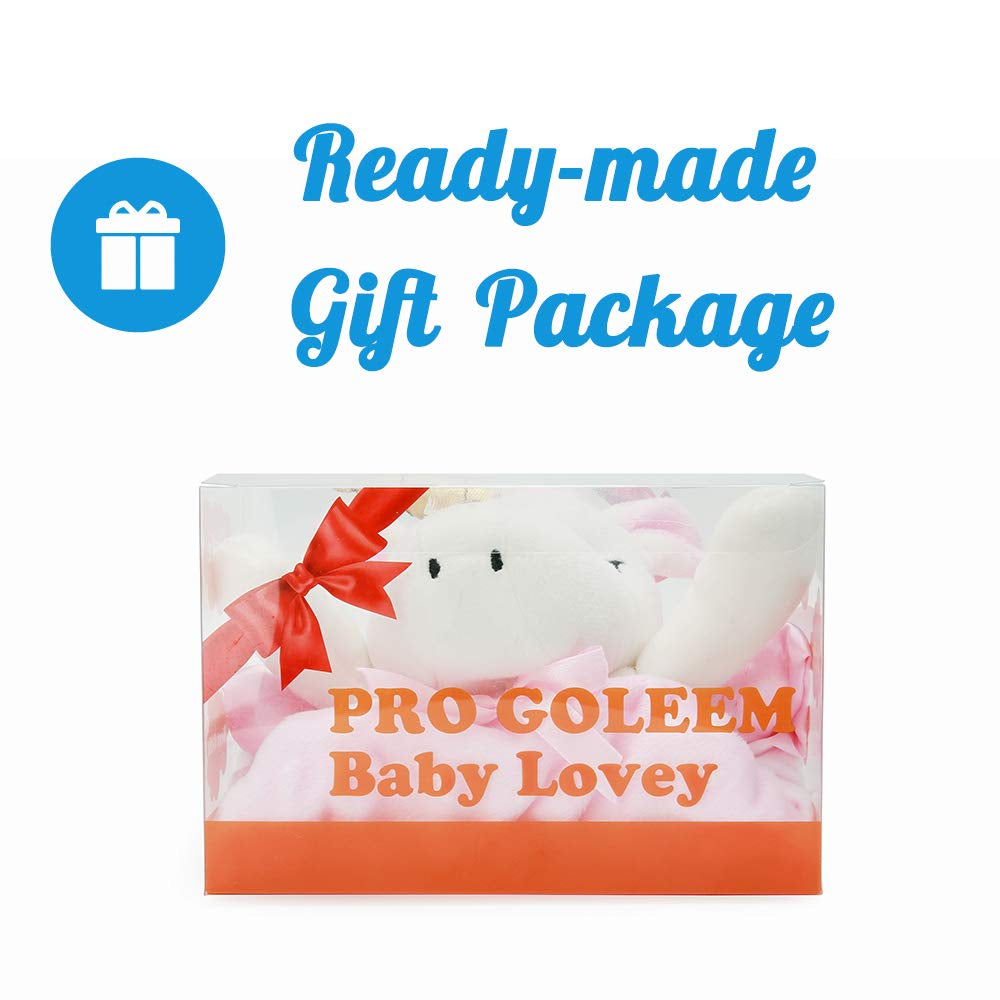 Unicorn Loveys for Babies Soft Plush Pink Security Blanket for Newborn, Infant and Toddler, 16 Inch