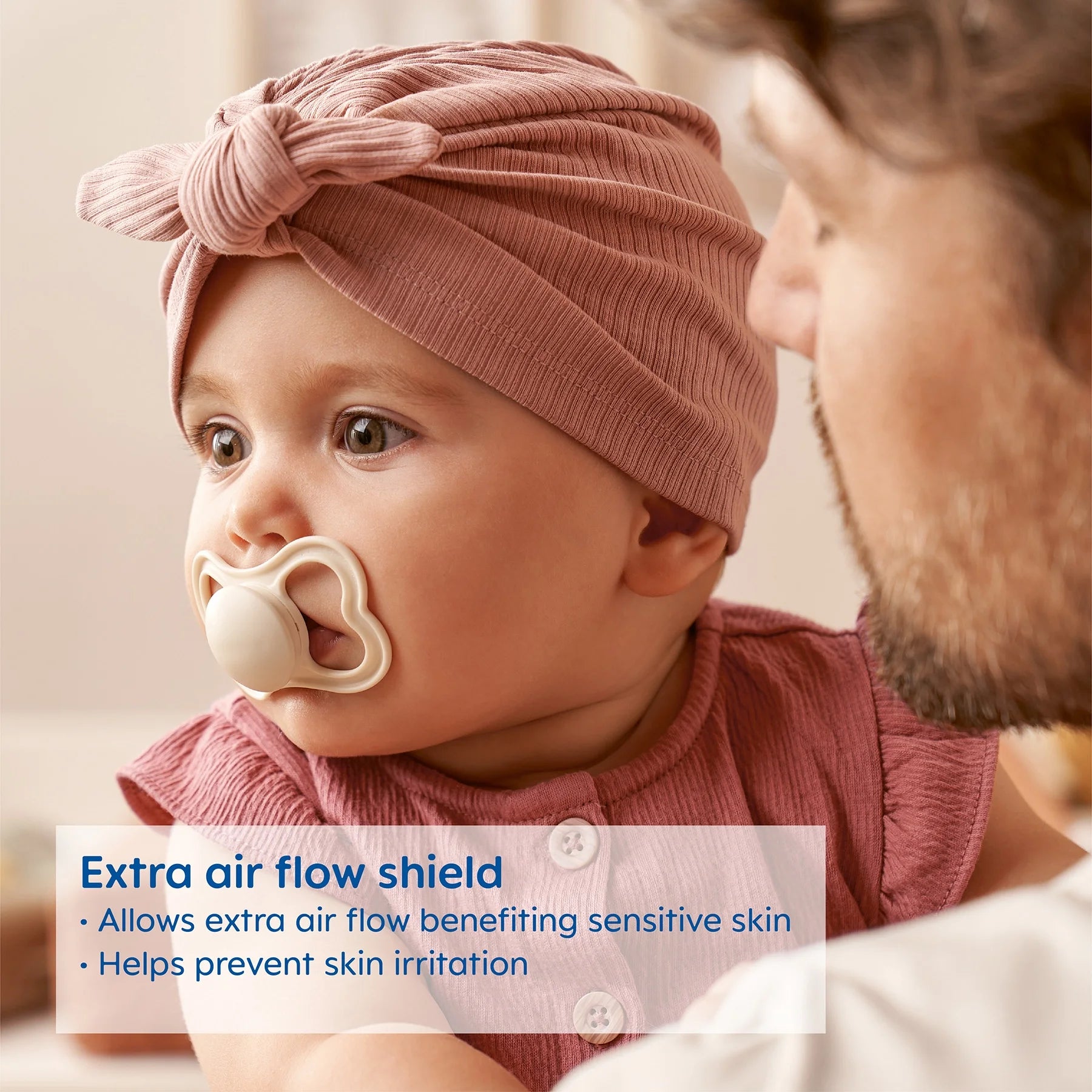 MAM Air Night Pacifier for 6+ Months - Unisex, 2 Pack for Peaceful Sleep
