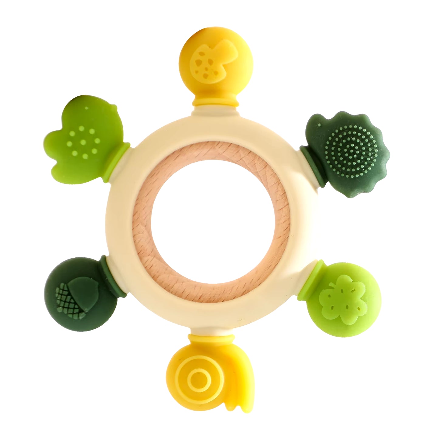 Handmade Crochet Animal Rattle- Soft Wooden Baby Teether Toy (multiple Style)