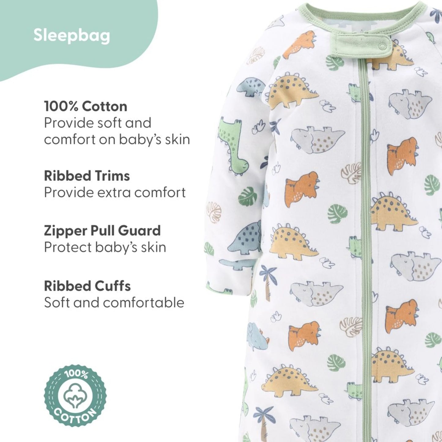 Newborn Layette Gift Set for Baby Boys or Baby Girls, 23 Essential Pieces, Dino, 0-3 Months