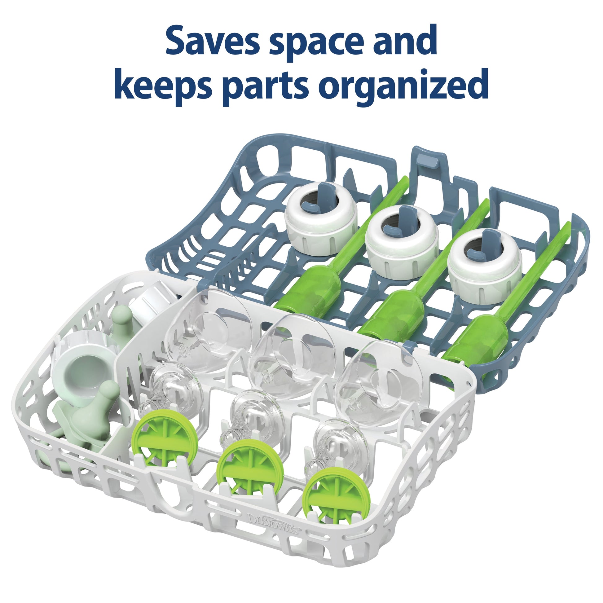 Dr. Brown's Blue Dishwasher Basket for Baby Bottle Parts, Pacifiers & Accessories - 1-Pack