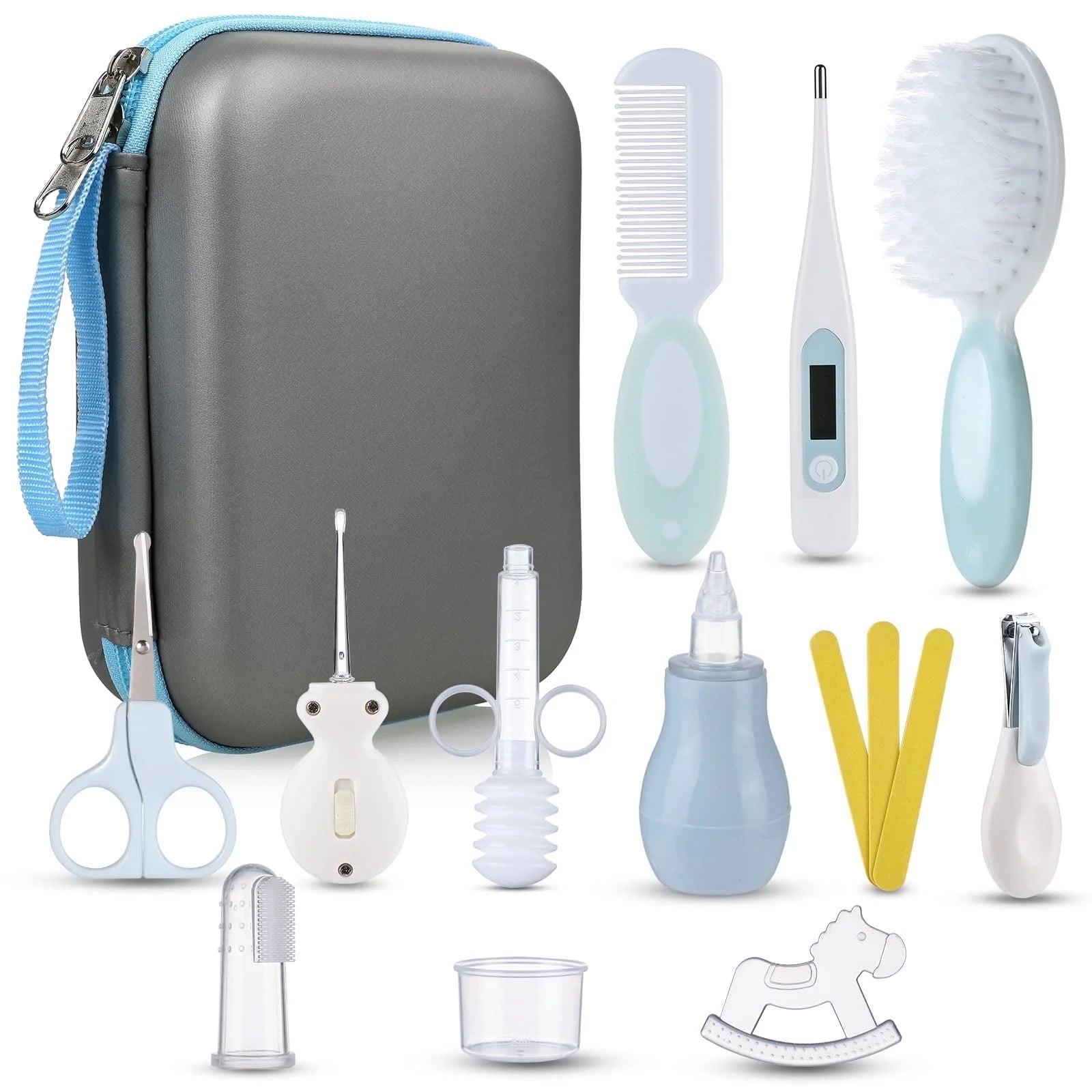 Lictin 15-Piece Baby Grooming & Healthcare Set - Essential Newborn Care kit for Infants & Toddlers