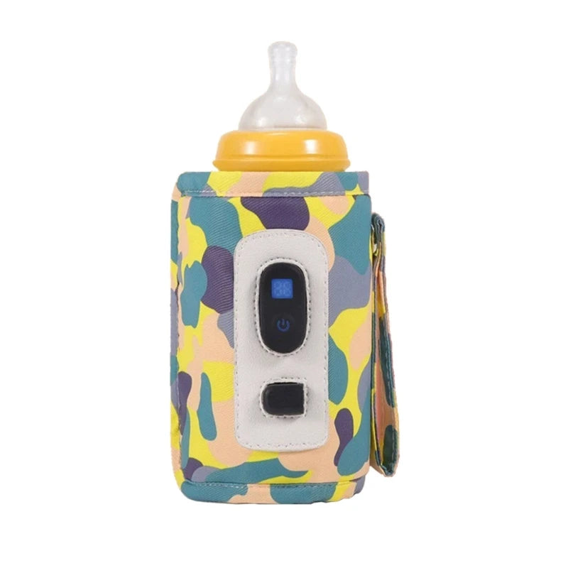 USB Baby Bottle Warmer- Portable Heat Sleeve for Milk & Formula/Travel Friendly, Fits Most Bottle