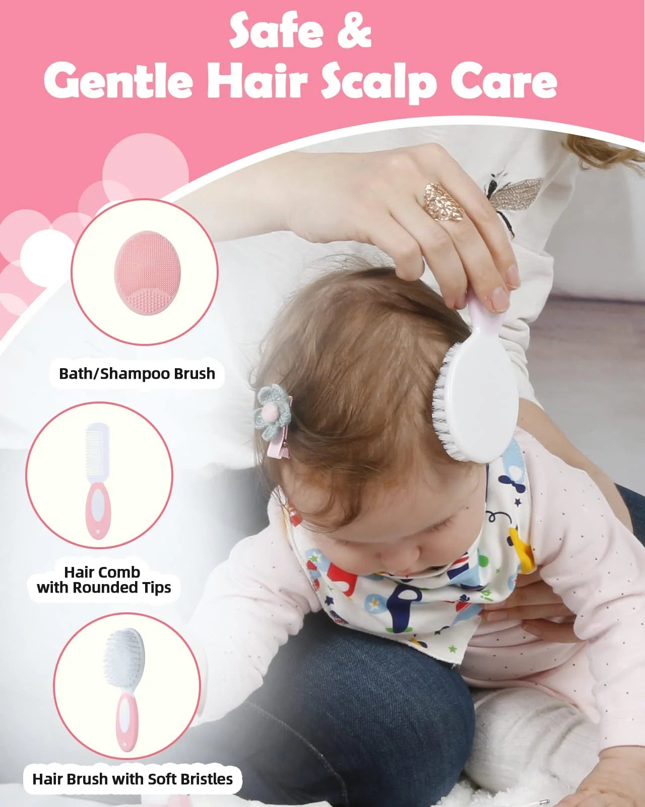 Lictin 13-in-1 Baby Grooming Kit - Portable Newborn Health Care Set 