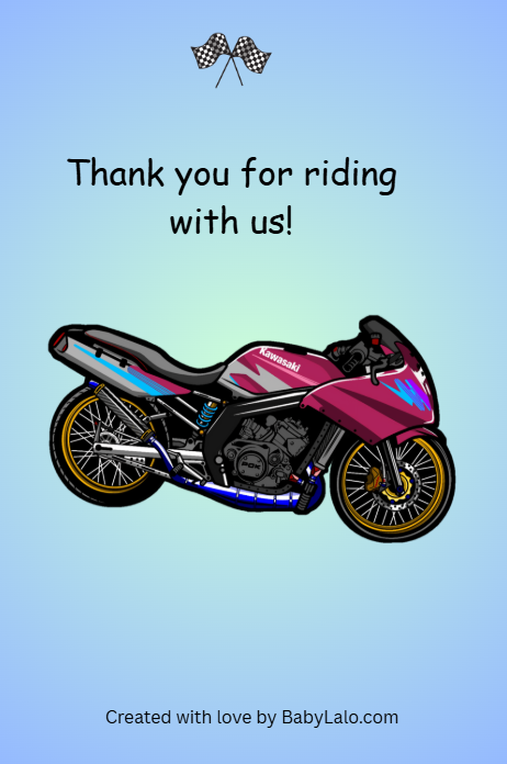 Motorcycle Coloring Book for Boys – Printable PDF