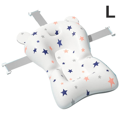 Ultimate Adjustable Baby Bath Support Seat - Safe, Foldable Cushion for Newborns