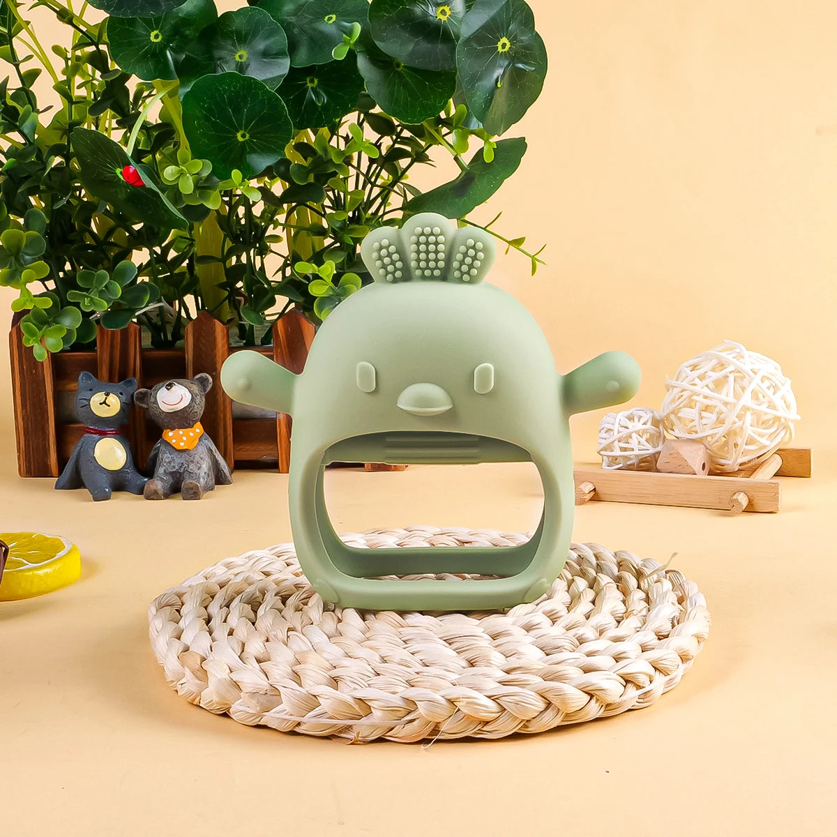 Revolutionary Baby Teether Gloves - BPA Free Silicone for Gentle Teething Relief and Dental Care!