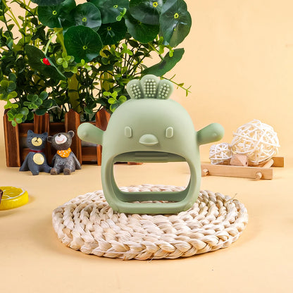 Revolutionary Baby Teether Gloves - BPA Free Silicone for Gentle Teething Relief and Dental Care!
