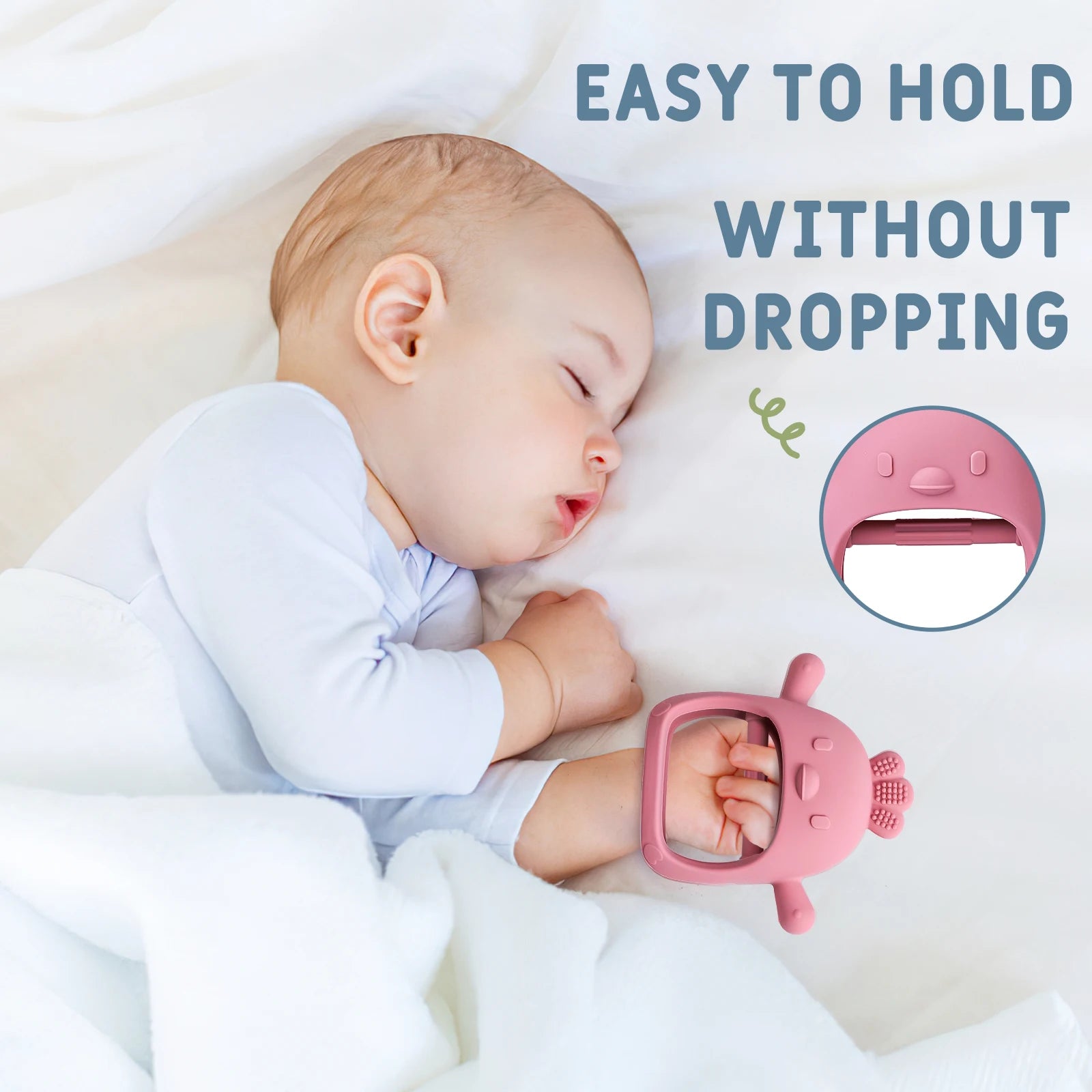 Revolutionary Baby Teether Gloves - BPA Free Silicone for Gentle Teething Relief and Dental Care!