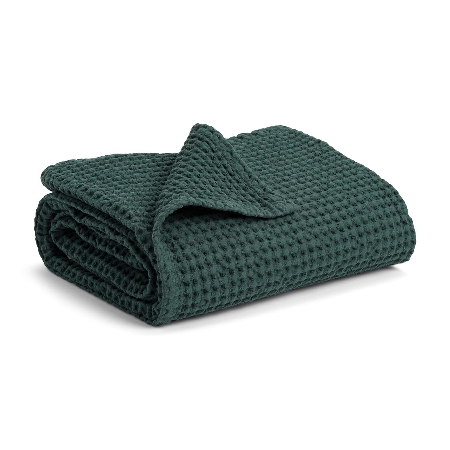 Waffle Swaddle Blanket - Cotton Soft, Breathable for Nursery & Stroller - Gender Neutral Toddler Blanket