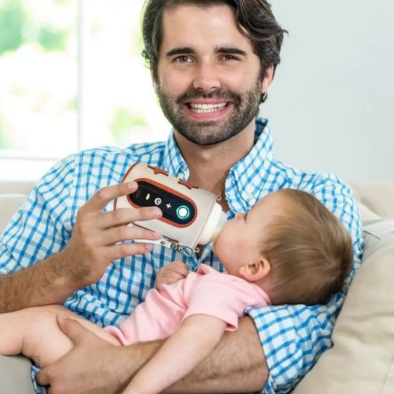 USB Portable Baby Bottle Warmer-Travel-Friendly, Heat Keeper for Formula & Milk/Fits Most Bottles