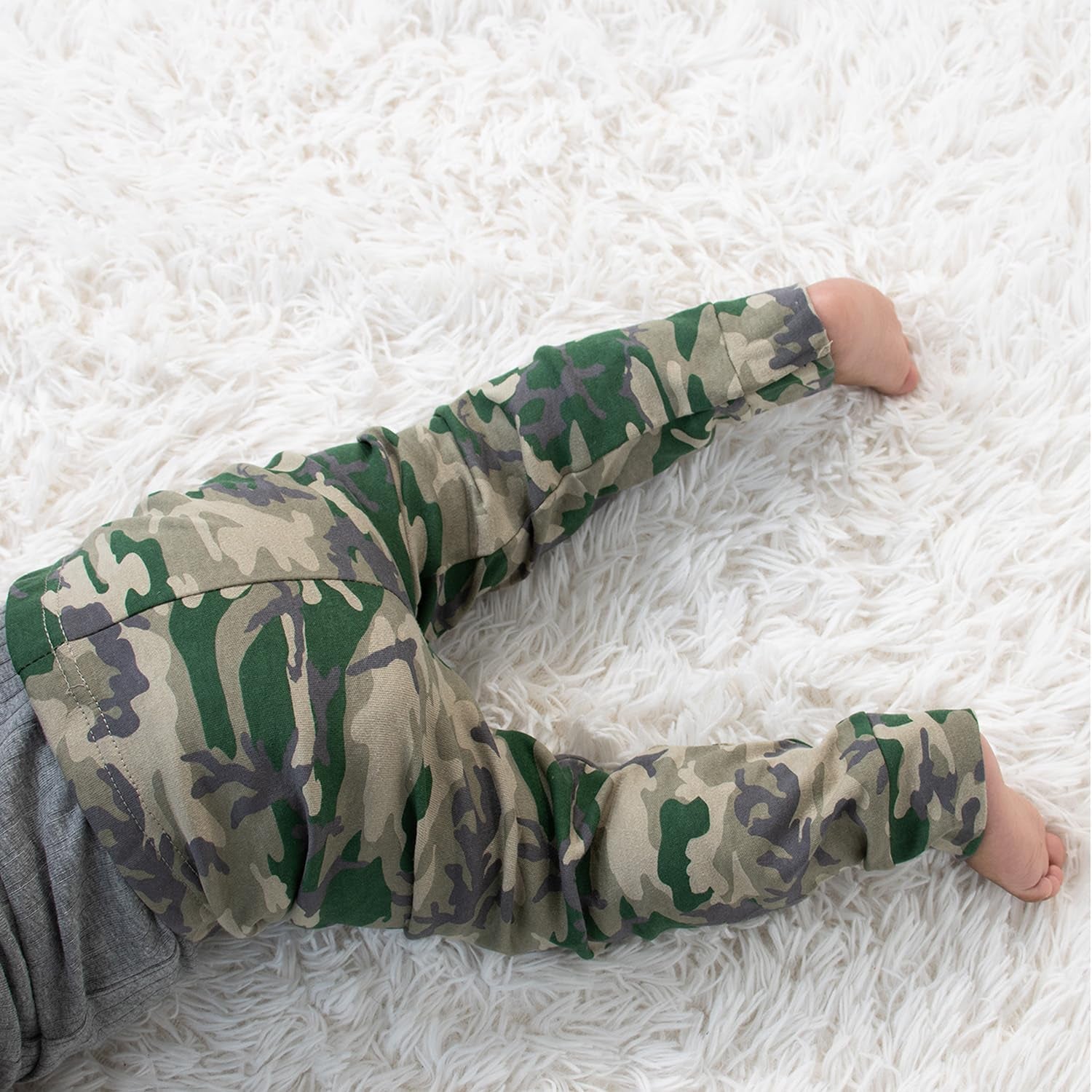 5 Pack Dinosaur Print Baby Pants Set - 100% Cotton for Boys & Girls