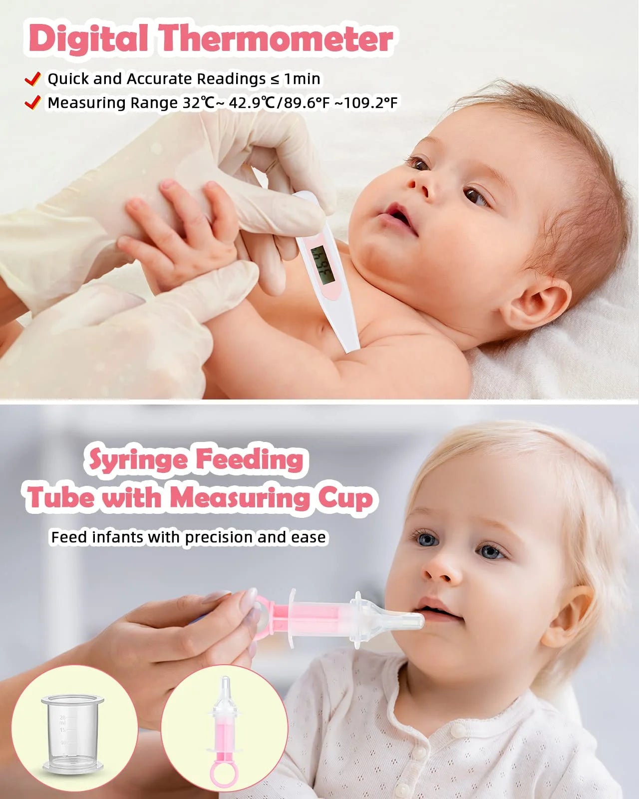 Lictin 13-in-1 Baby Grooming Kit - Portable Newborn Health Care Set 