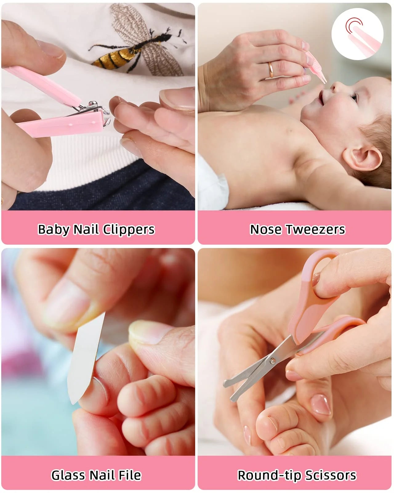 Lictin 13-in-1 Baby Grooming Kit - Portable Newborn Health Care Set 