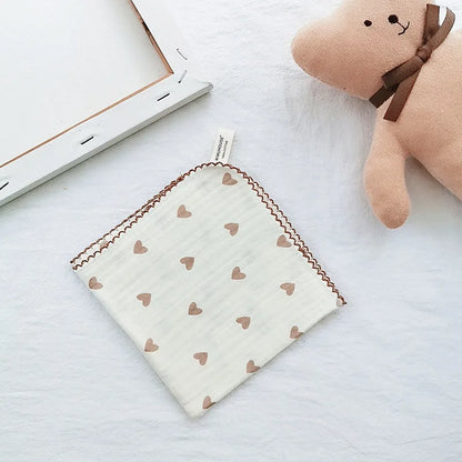  4 Layer Muslin Baby Towel-Soft Absorbent Bibs &Burp Cloths for Newborns 