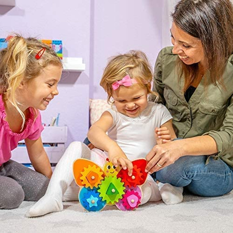 Wooden Toys - Montessori Toys for 2 Year Old Girls and Boys - Toddler Puzzles